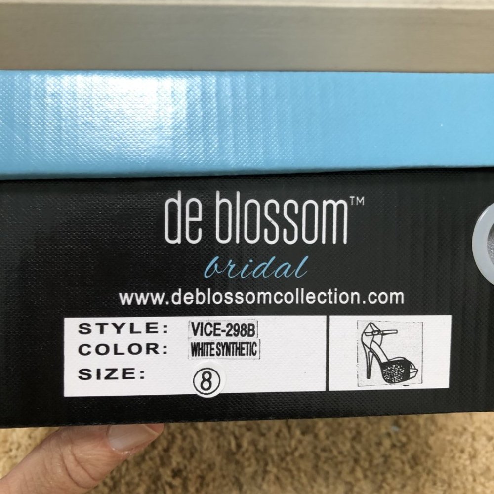 De Blossom Platform Heels Bridal/Prom - Picture 7 of 9